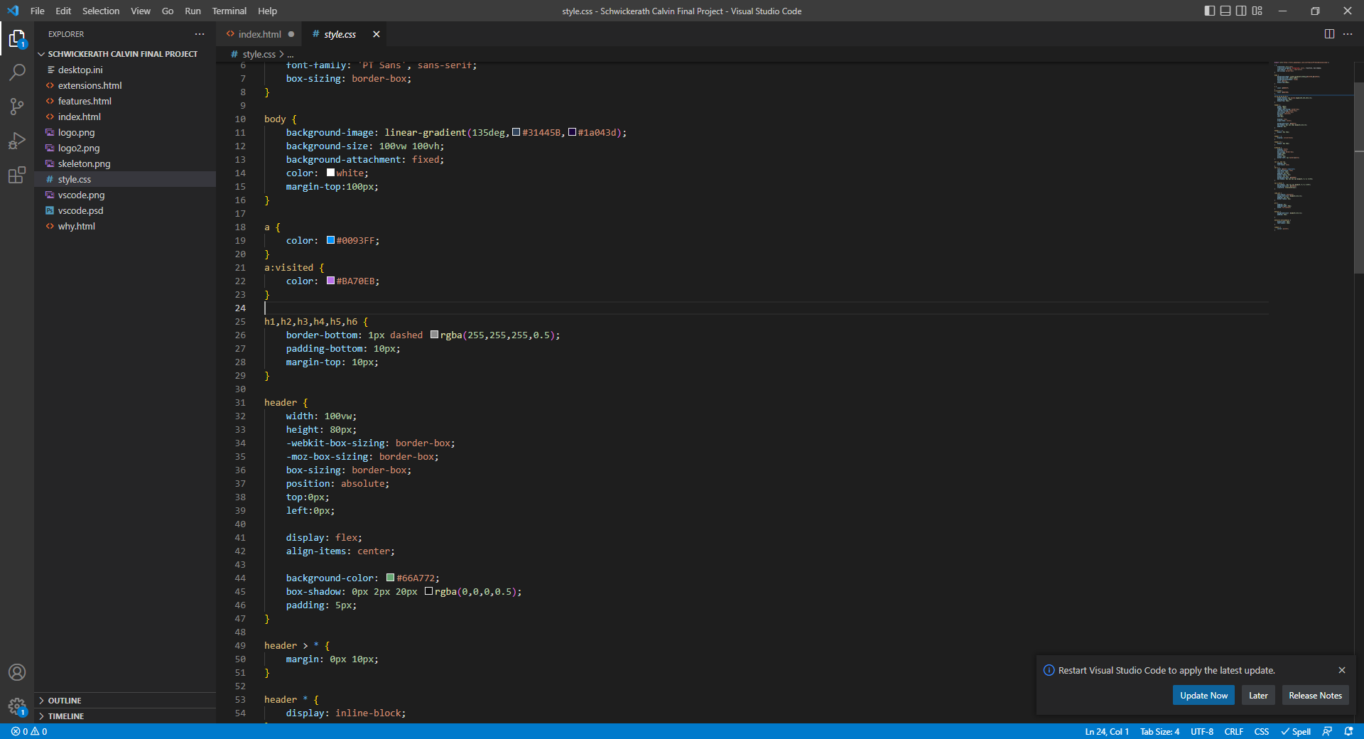 VSCode Screenshot